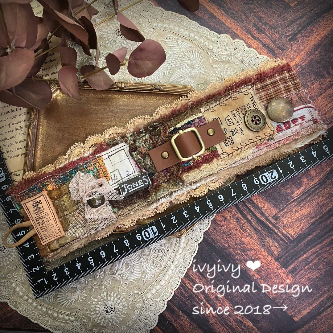 ✿α 様11/3✳️vintage調 Snippet Cuff bracelet