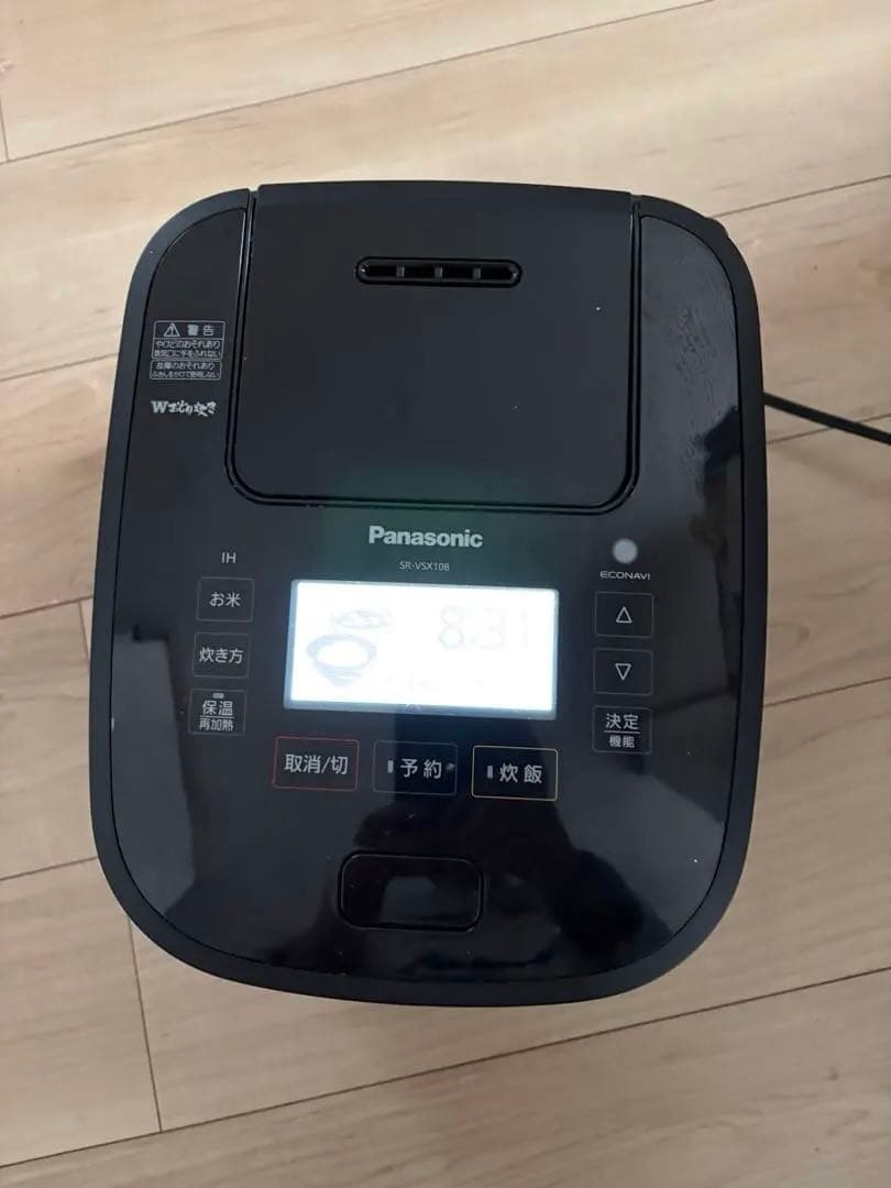 ジャンク品　パナソニック炊飯器　vsx108 5号炊き