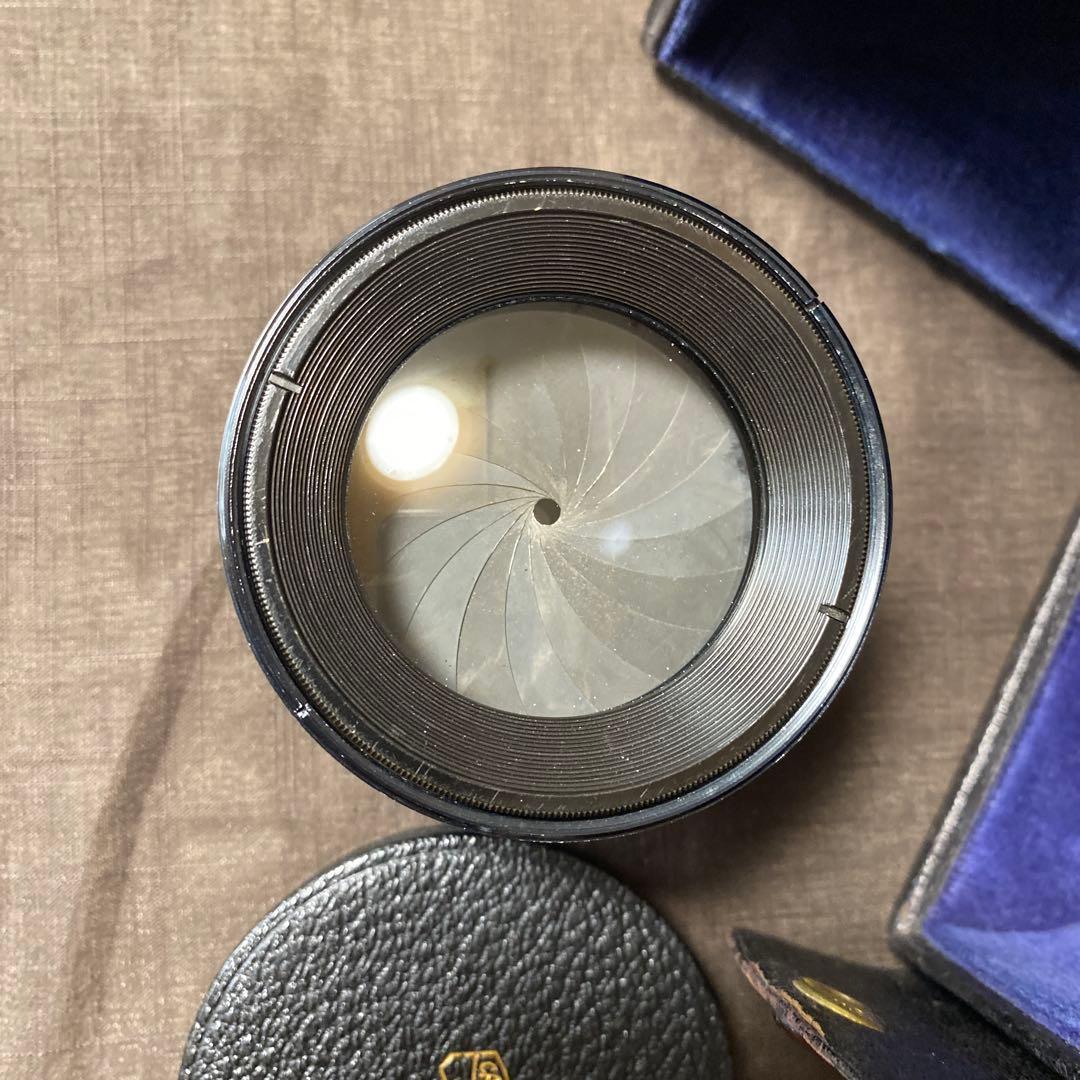 【美品】カールツァイス イエナTessar 1:4.5 f=21cm大判レンズ