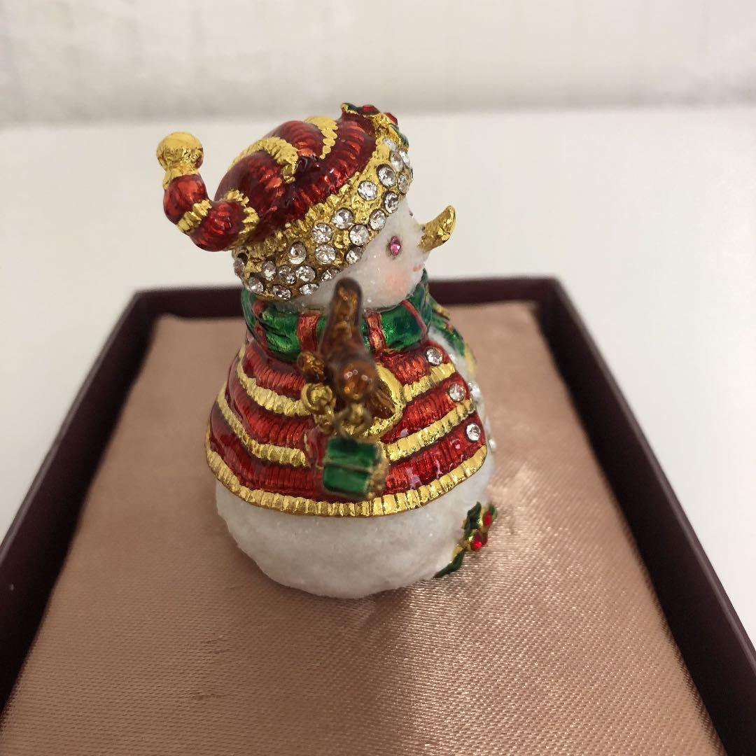 スノーマン飾り物(金属製)