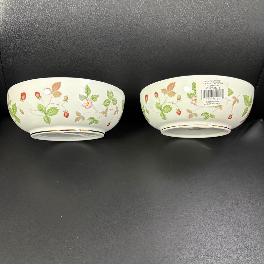 ［新品］ワイルドストロベリー　コリアンスタイルボウル、中鉢セット