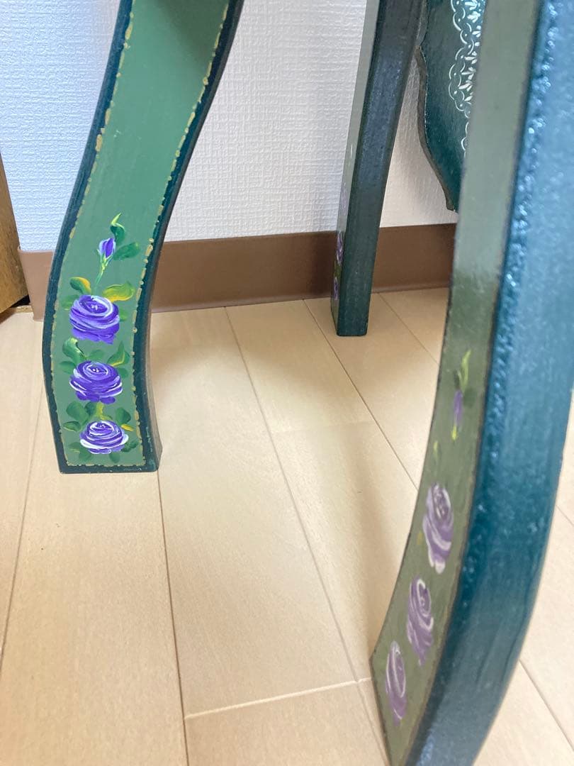 トールペイント 飾り台 壁掛け インテリア小物 靴 置物 5点セット