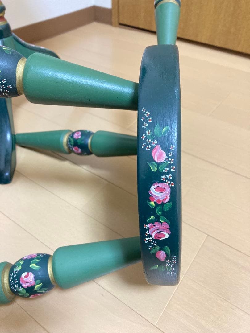 トールペイント 飾り台 壁掛け インテリア小物 靴 置物 5点セット