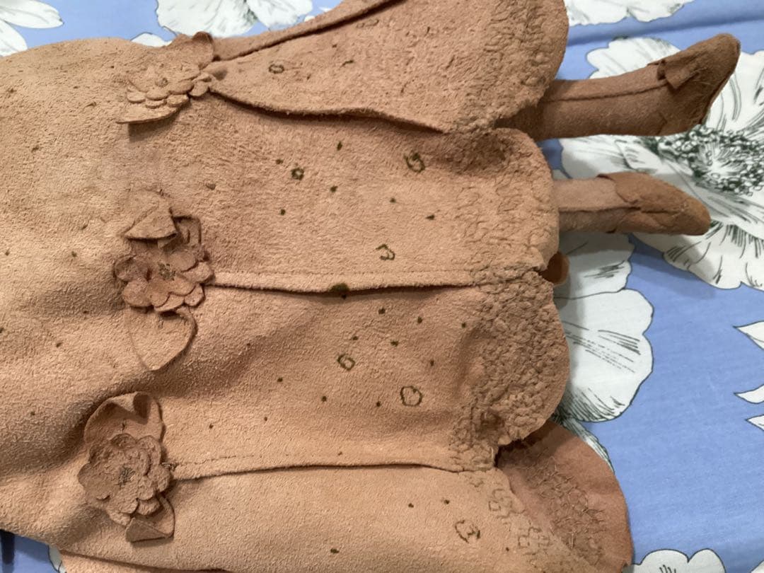 創作人形作家山下昌子　MAKODOLL 未使用　羊革ハンドメイド　一点物　箱付