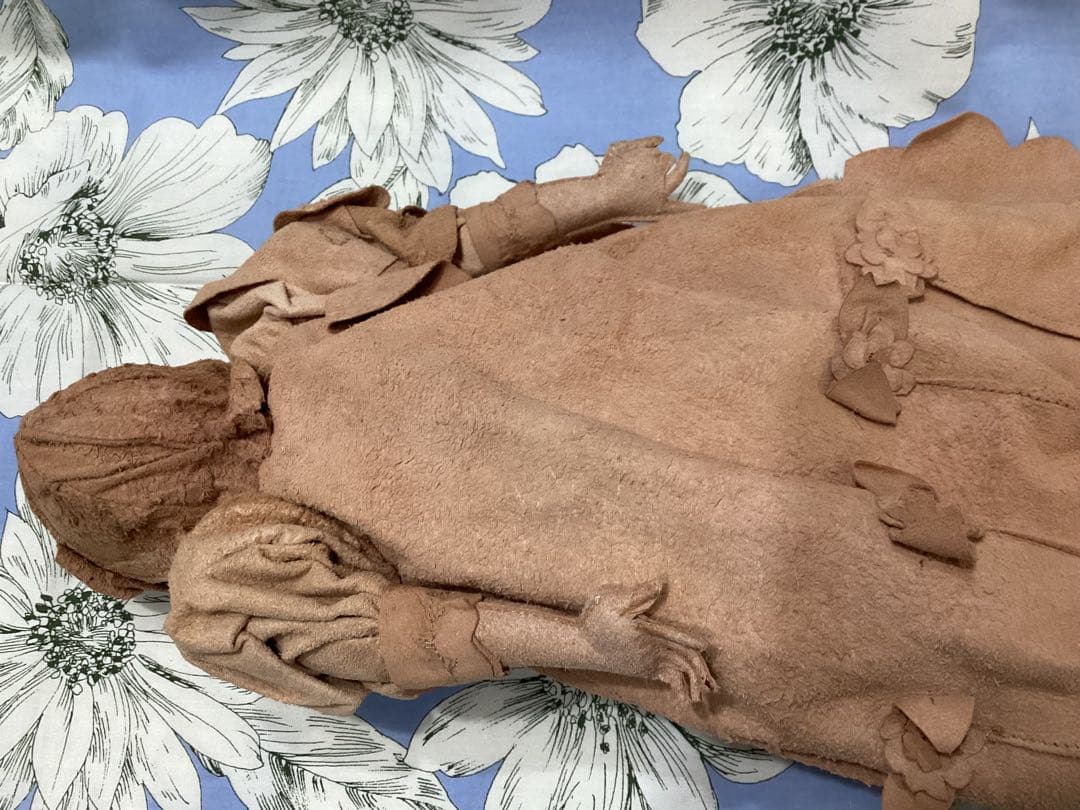 創作人形作家山下昌子　MAKODOLL 未使用　羊革ハンドメイド　一点物　箱付