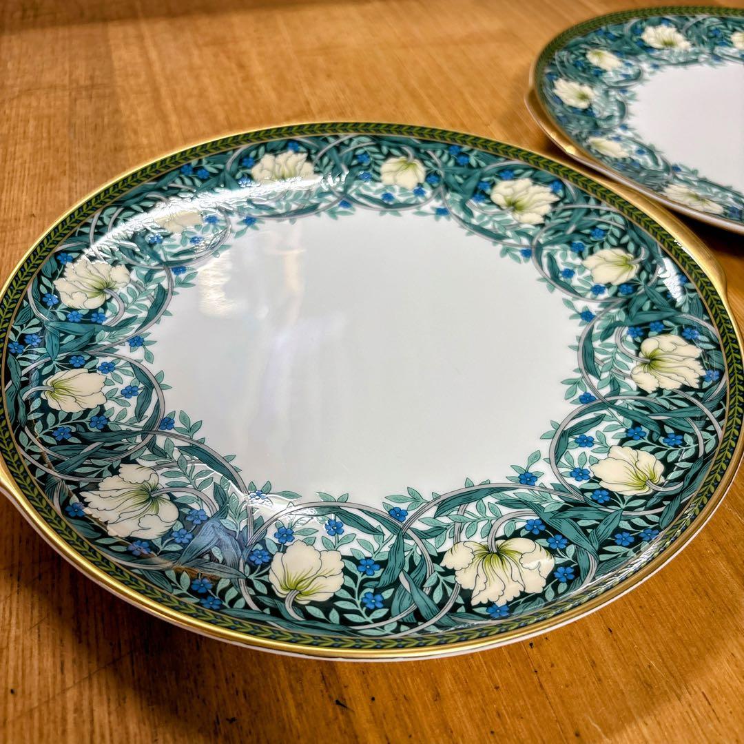 ニッコー　ウィリアムモリス　グランヴィル　ピンパネル　プレート　ペアプレート