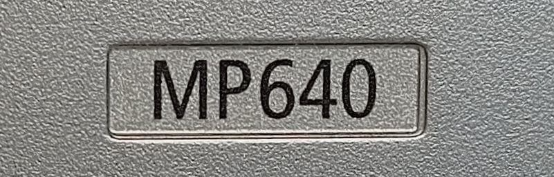 ●●Canon 複合機（MP640）目詰り無し、カウンターリセット済、保証有り●