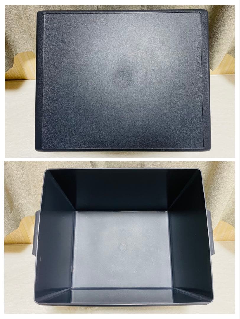 2個セット/ウルトラディープ/スーパーケース/タッパーウェア/白×紺/送料込/①