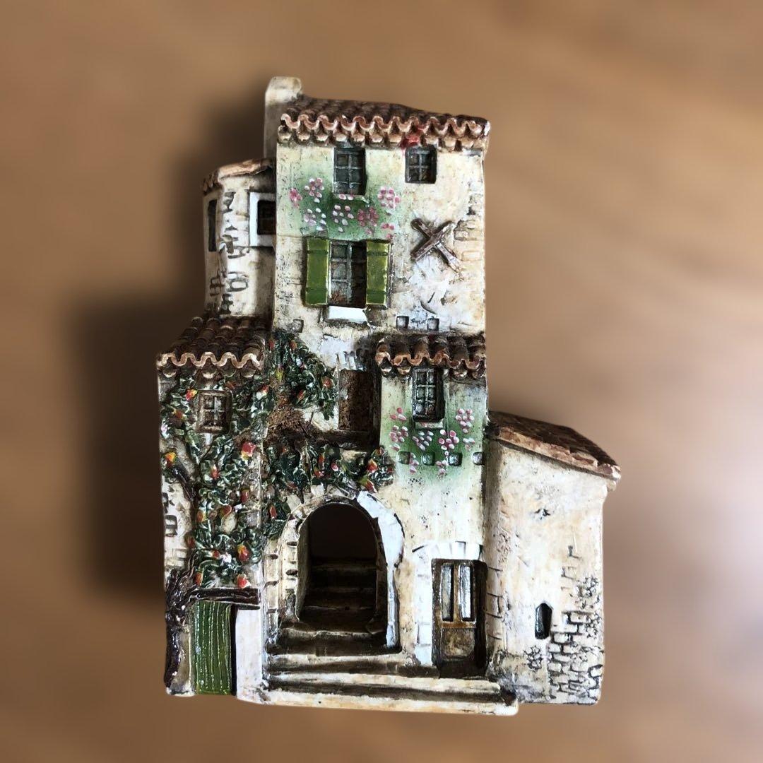 J Carlton ジェイ・カールトン ミニチュアハウス　陶器　置物　2個セット