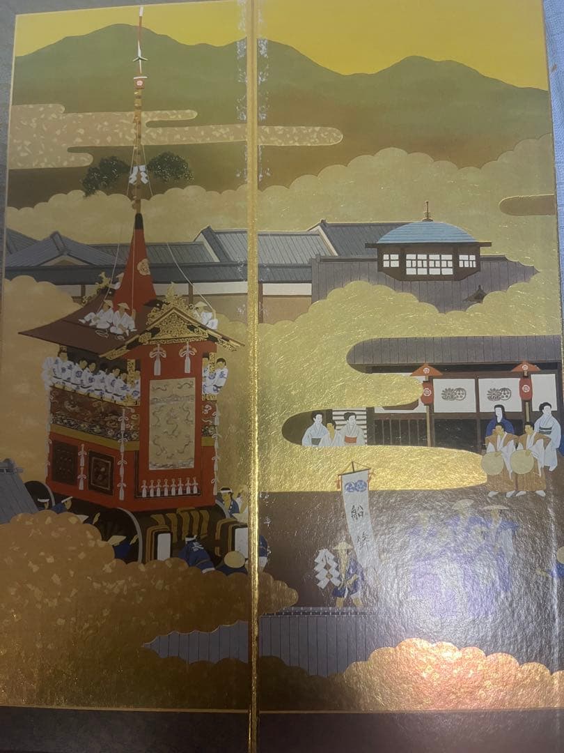 東聖観筆 祇園祭礼図屏風