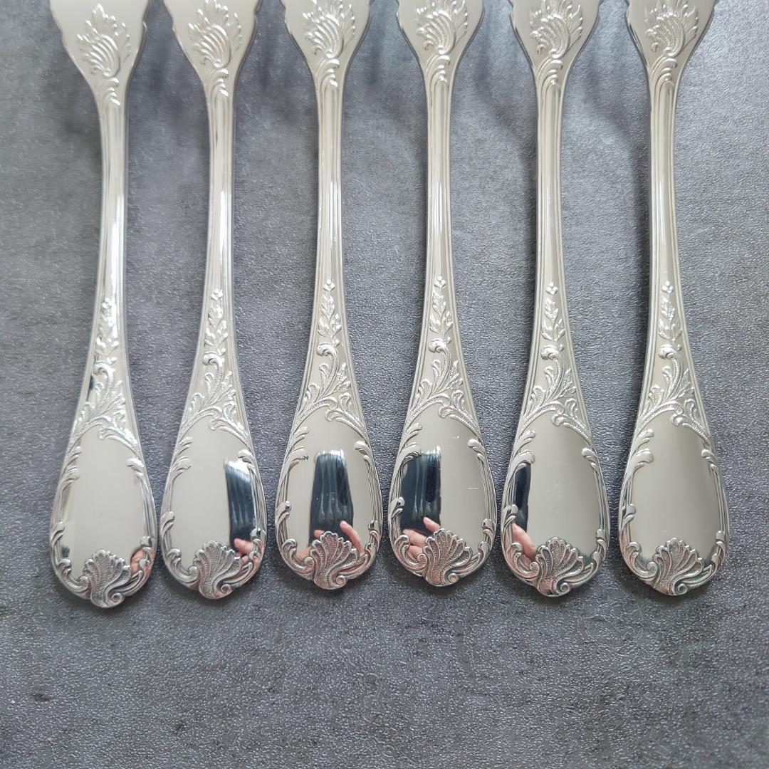 希少 美品 クリストフル マルリー フィッシュフォーク 6点