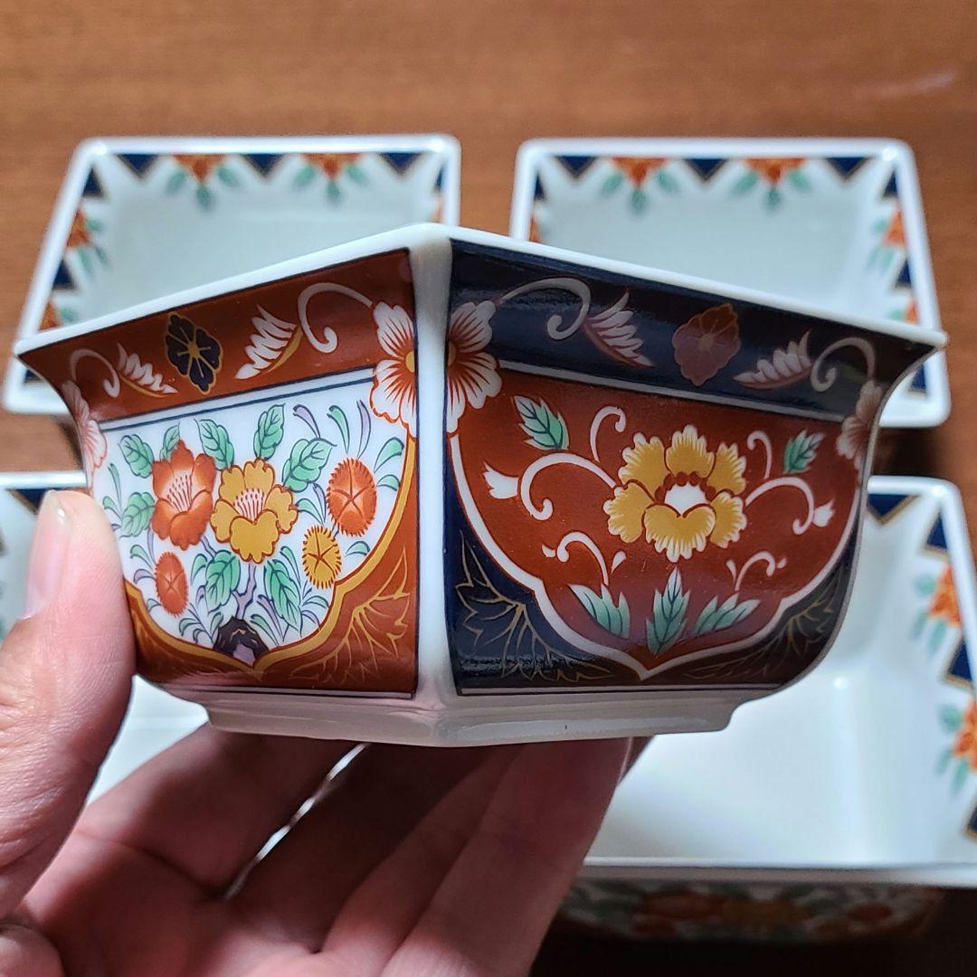 有田焼　醍醐窯　銘々皿 4枚 角鉢5点 計9点セット吾山窯 清秀 伊万里焼