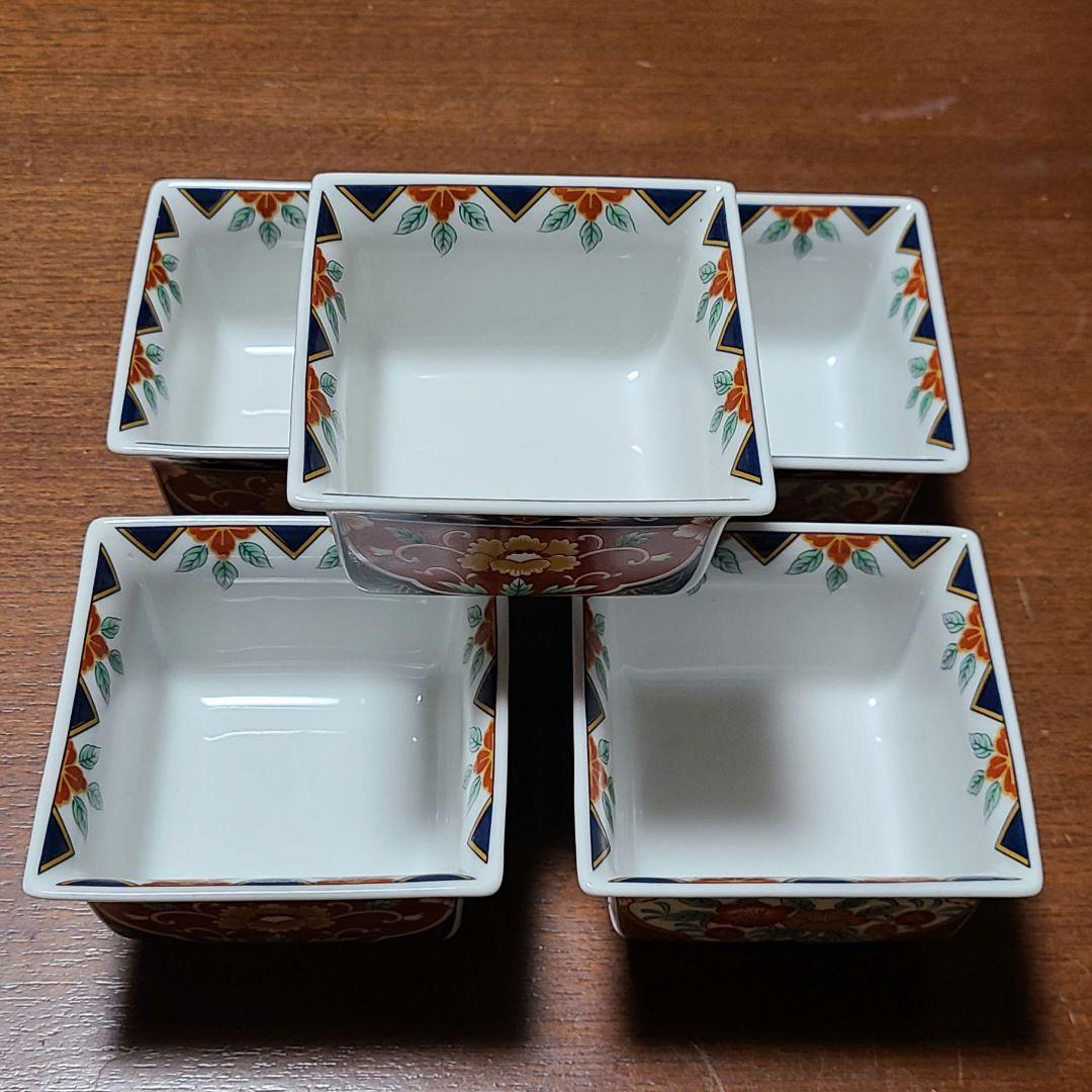 有田焼　醍醐窯　銘々皿 4枚 角鉢5点 計9点セット吾山窯 清秀 伊万里焼