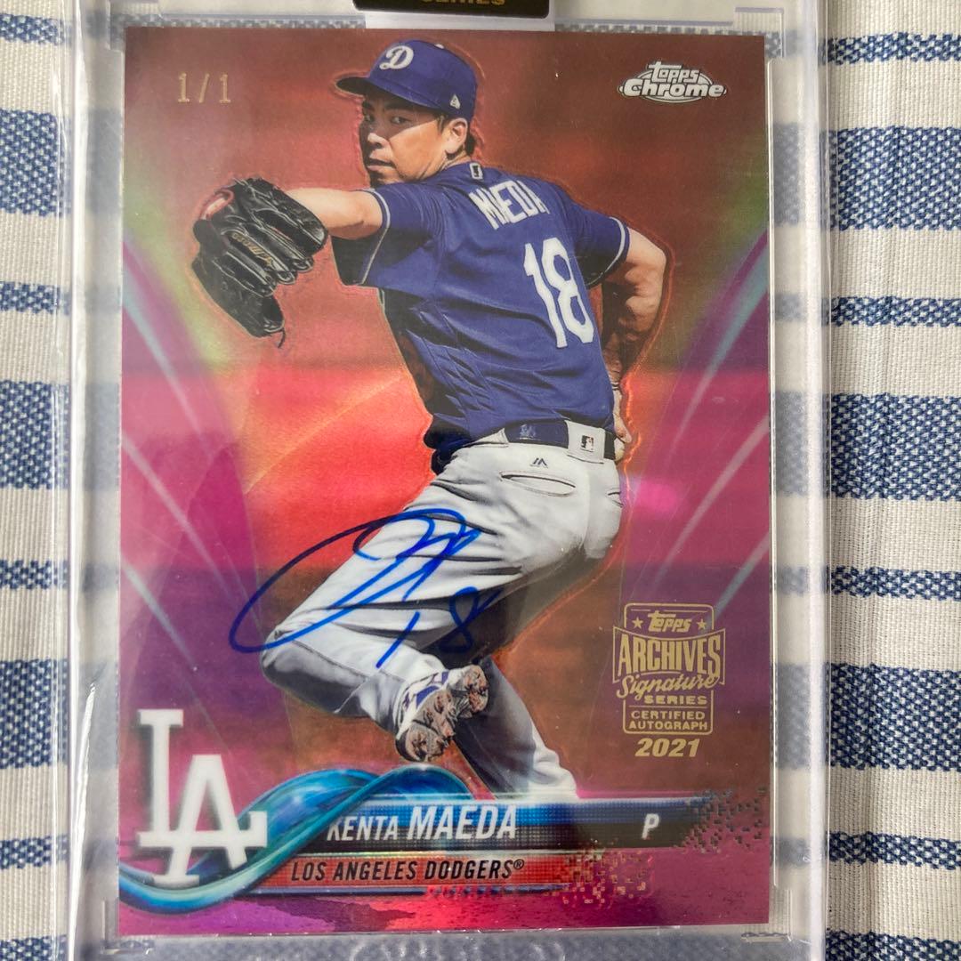 1of1 前田健太　ドジャース　直筆サイン　1枚限定　直書き　1/1 BBM