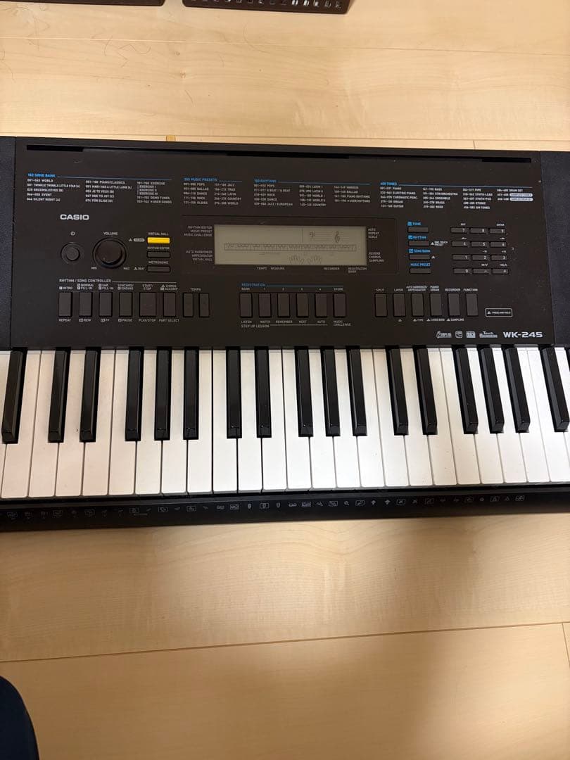 CASIO WK-245 電子キーボード 76鍵盤