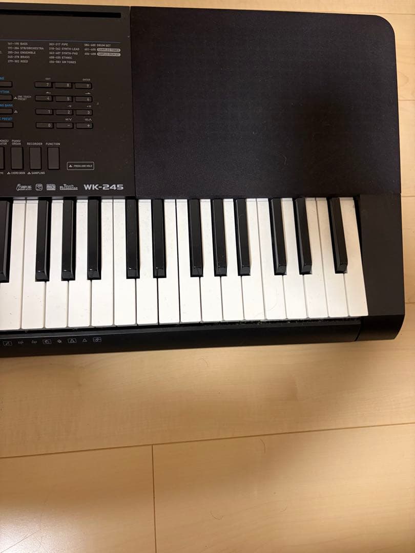 CASIO WK-245 電子キーボード 76鍵盤
