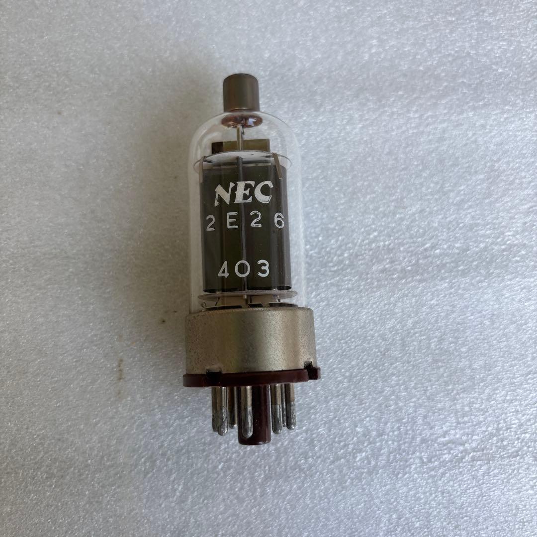 電子管　VHF帯用電力増幅管　NEC製2E26 RCA製6146 の2本セット