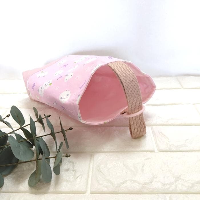 通園 通学 3点セット 小さな シマエナガ リボン ピンク　＃n1841