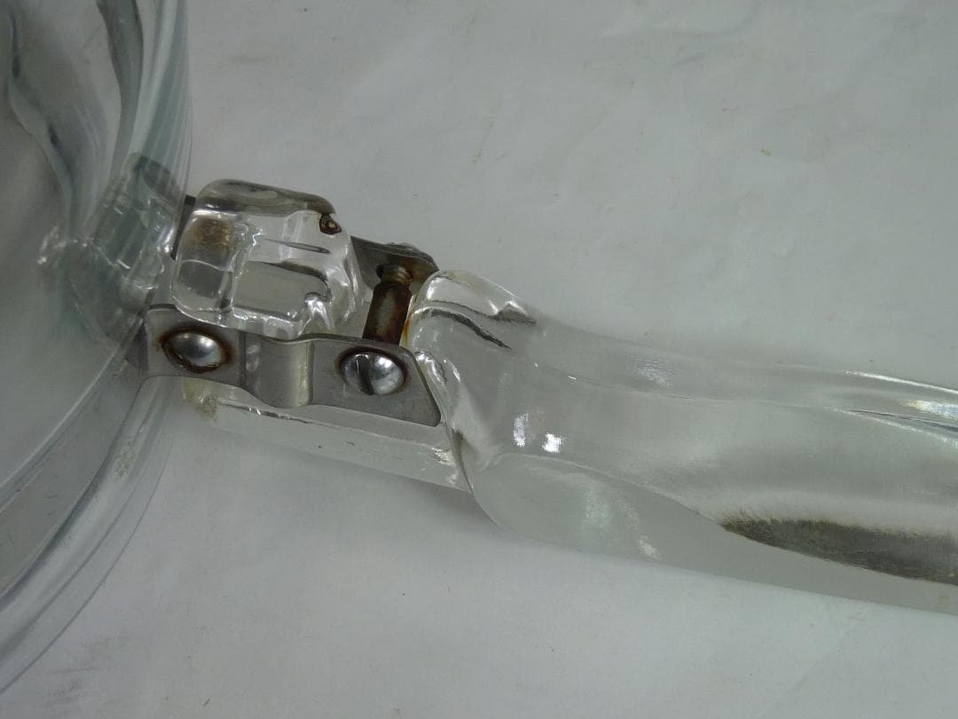 オールド　パイレックス　片手鍋　耐熱ガラス　ビンテージ