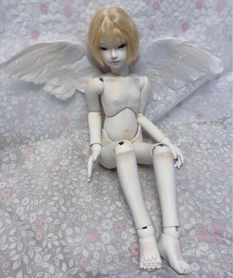 国内作家様作『天使』生き人形 創作人形 球体関節人形*・゜60㎝
