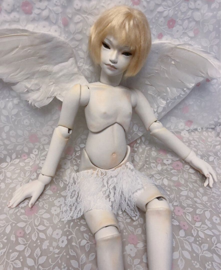 国内作家様作『天使』生き人形 創作人形 球体関節人形*・゜60㎝