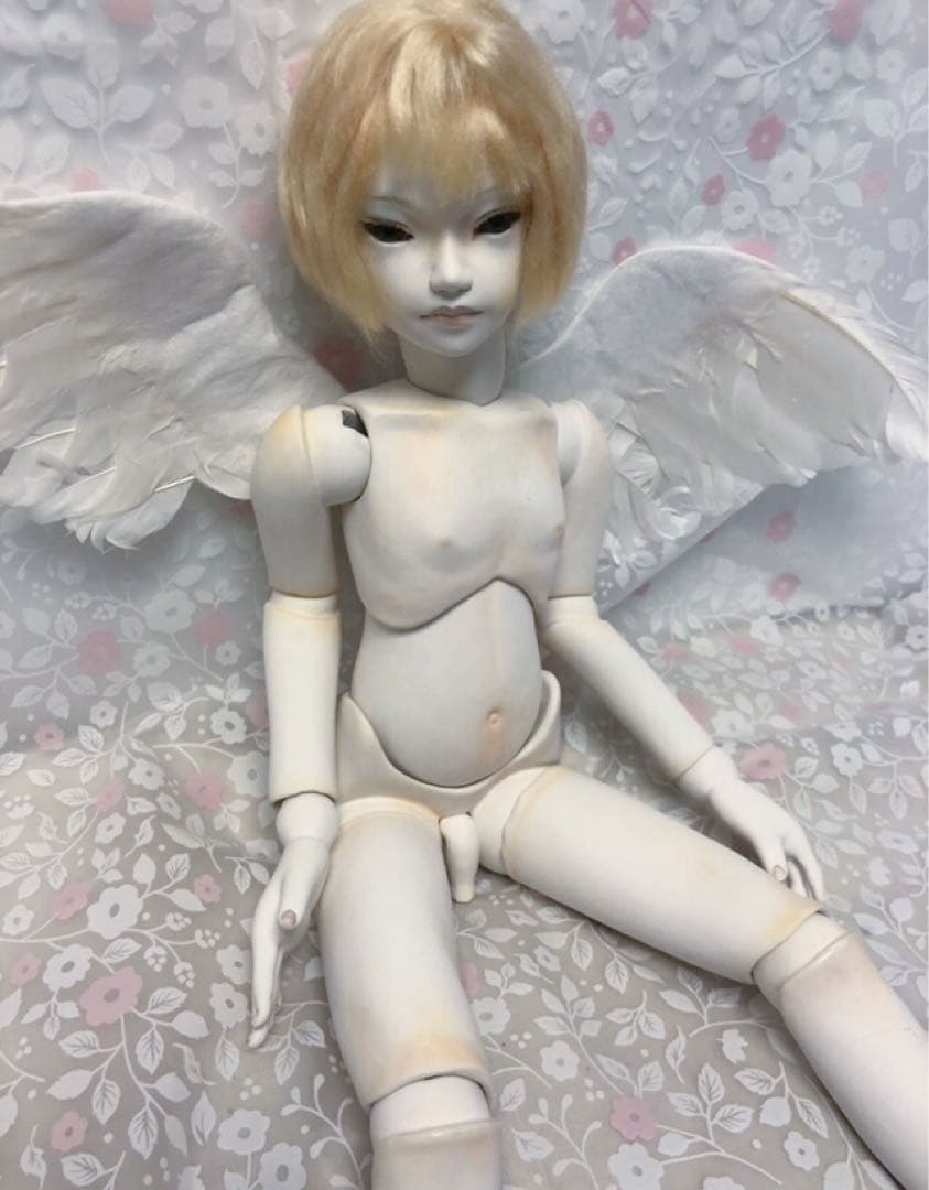 国内作家様作『天使』生き人形 創作人形 球体関節人形*・゜60㎝