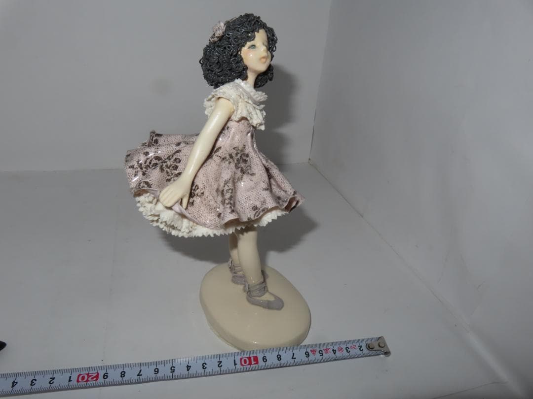 陶器人形 女の子 ロマンドール 人形 フィギュリン　人形作家作品　4