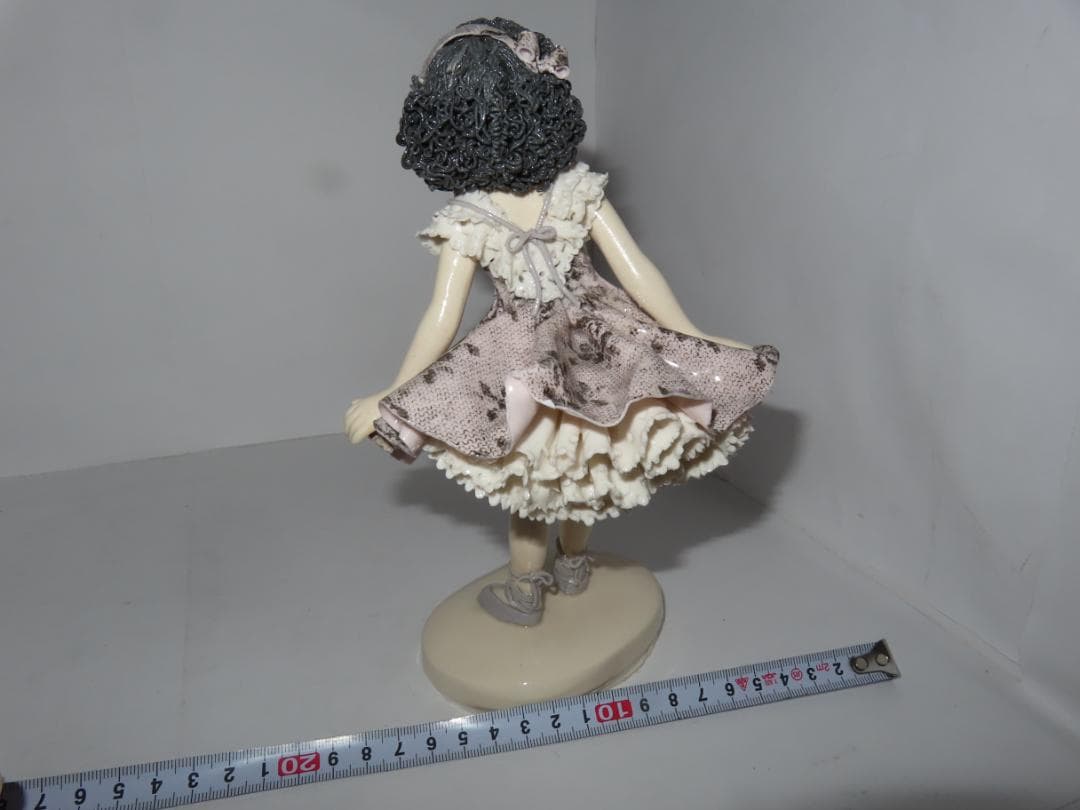 陶器人形 女の子 ロマンドール 人形 フィギュリン　人形作家作品　4