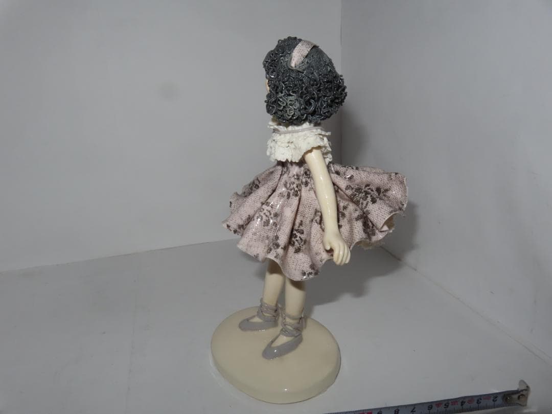 陶器人形 女の子 ロマンドール 人形 フィギュリン　人形作家作品　4