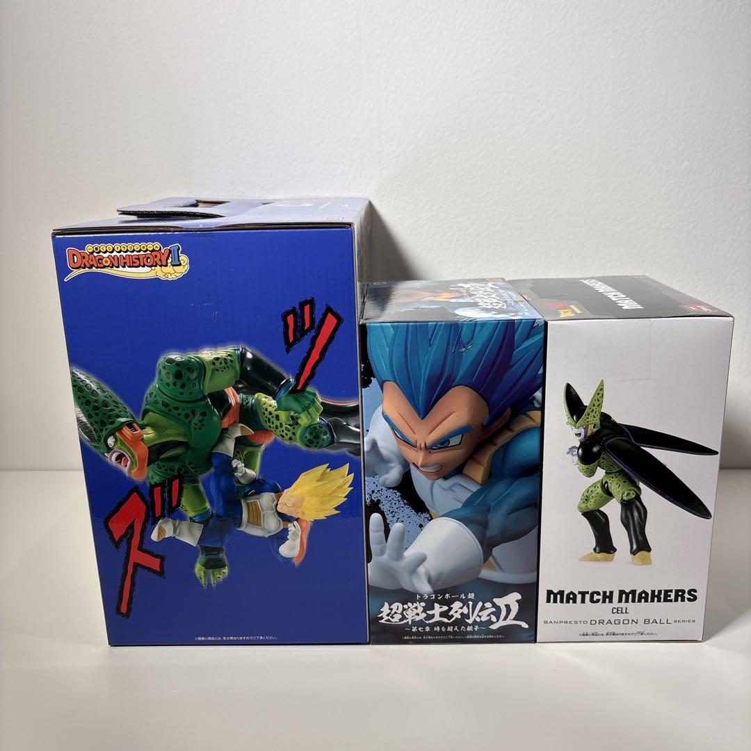 未開封 ドラゴンボール ベジータ セル フィギュア 3体セット 一番くじなど
