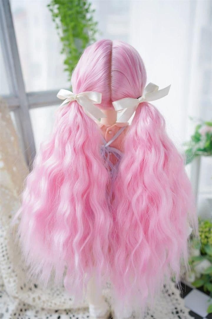 AS405 BJD 1/3 人形 ドール　用ウィッグ カツラ 耐熱 ハンドメイド