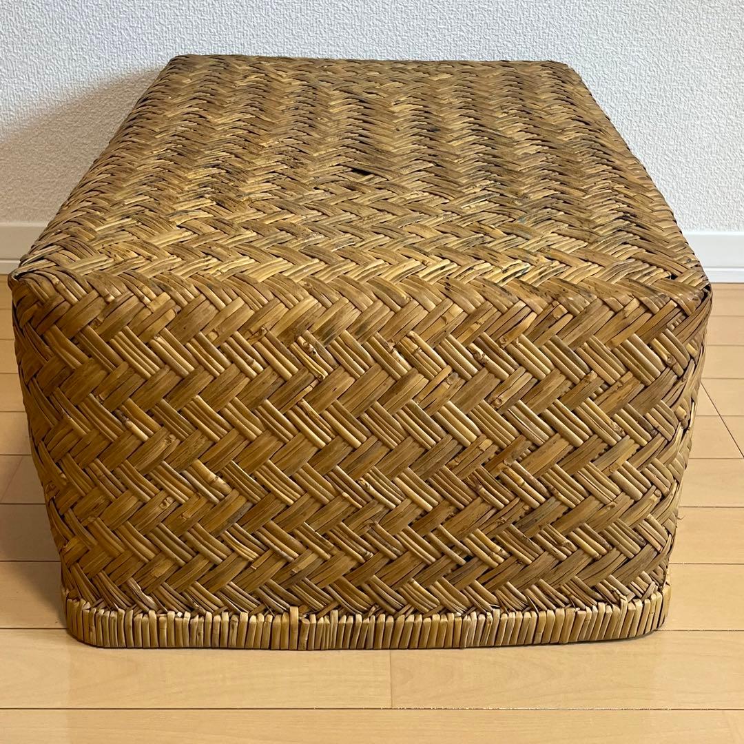 12/16迄お値下げ⭐️竹行李　古道具　アンティーク　竹籠　収納　カゴ　昭和レトロ