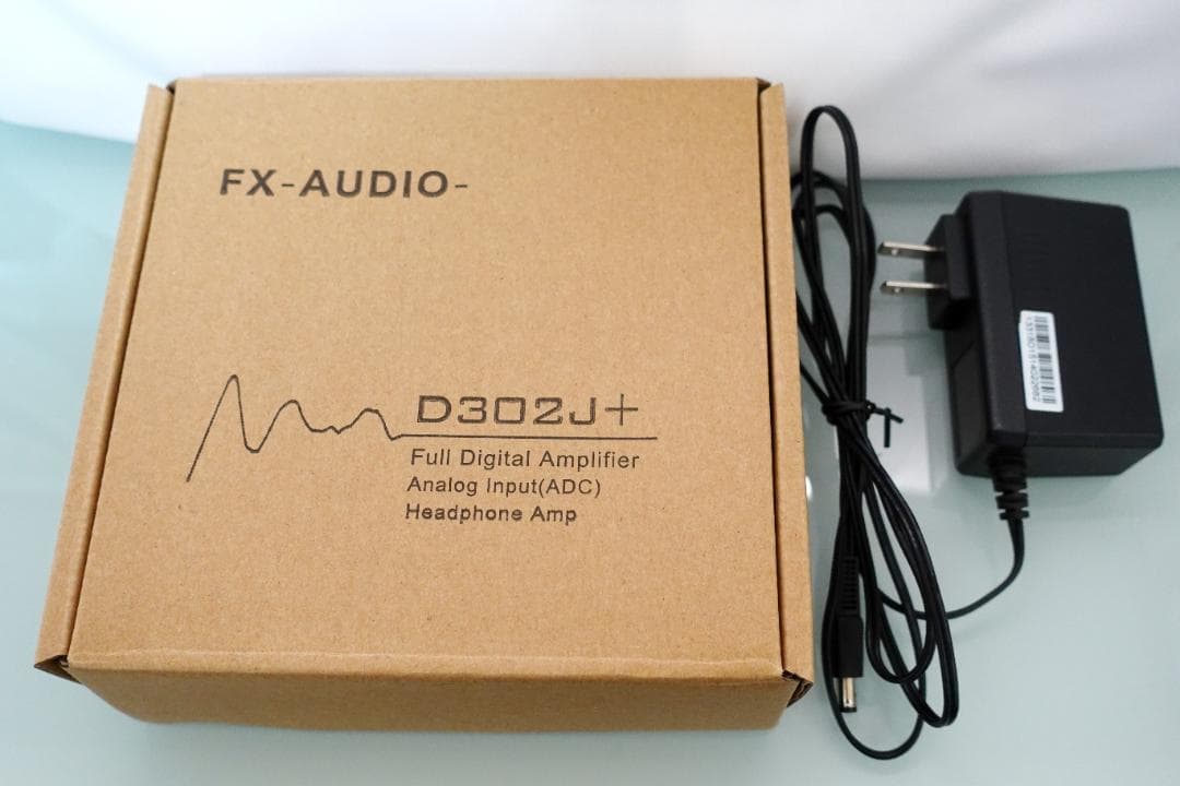 FX-AUDIO プリメインアンプ／D302J+　（別売り電源付属）