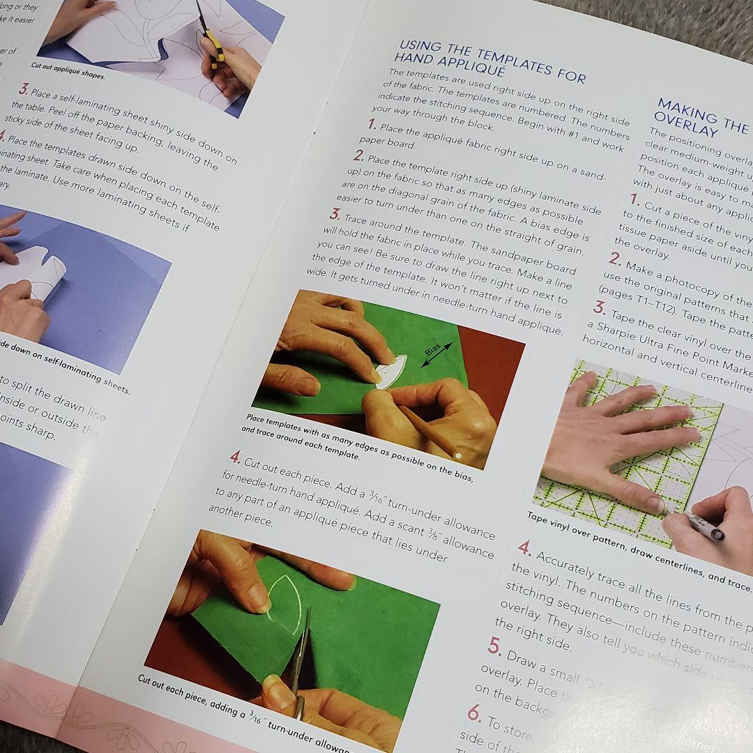 【入手困難】洋書　Aunt Millie's garden パッチワーク型紙