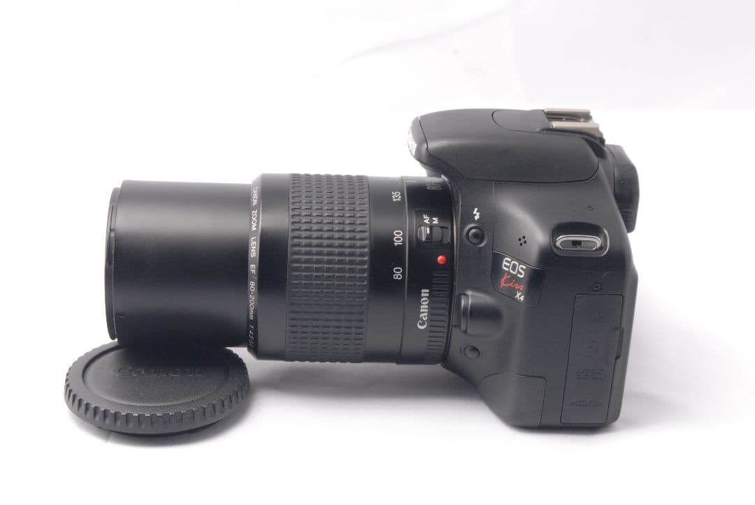Canon EOS Kiss X4 ★一眼レフカメラ★望遠レンズ付☆Wレンズ☆