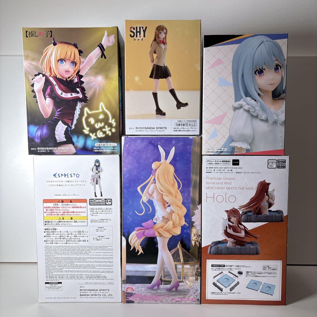 未開封 美少女フィギュア プライズ 6体セット 星宮六喰 ホロ SHY アニメ