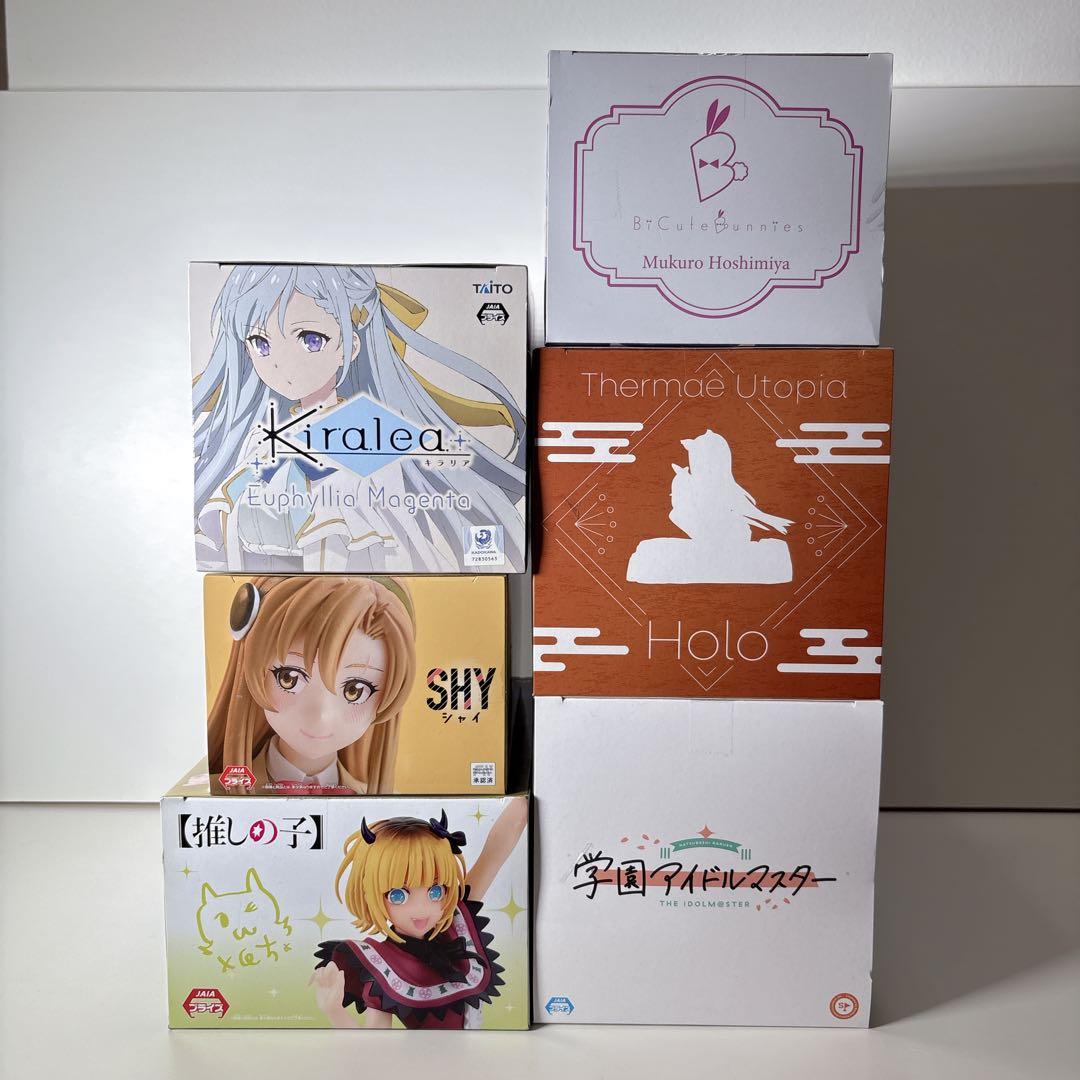 未開封 美少女フィギュア プライズ 6体セット 星宮六喰 ホロ SHY アニメ