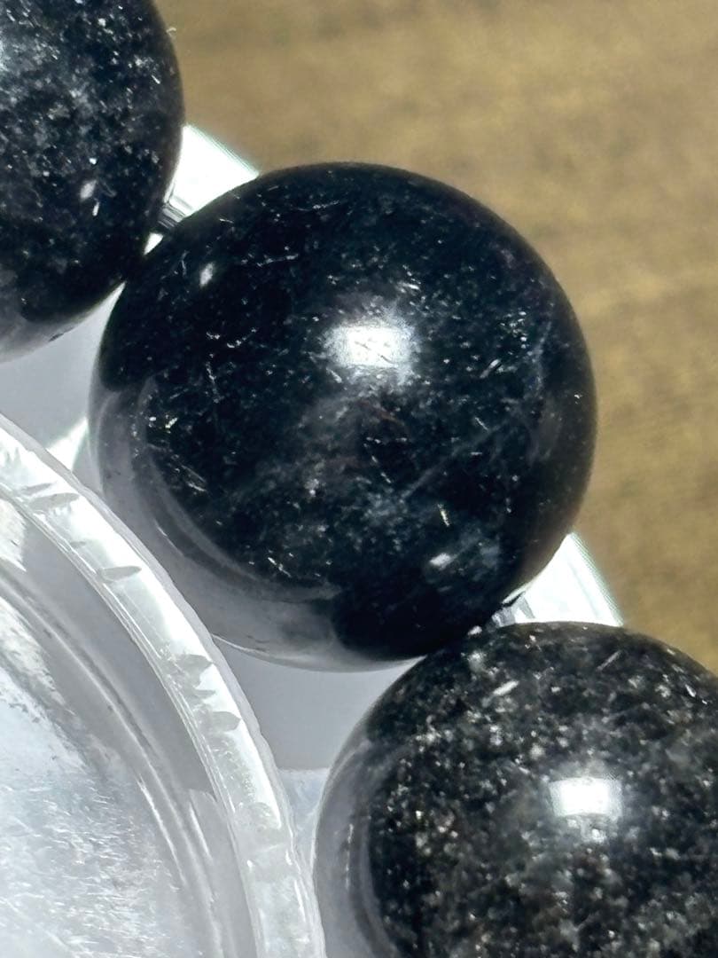 花火　ブラックルチルブレス大玉15㎜（新品未使用）ミチミチキラキラ　仕事運最強