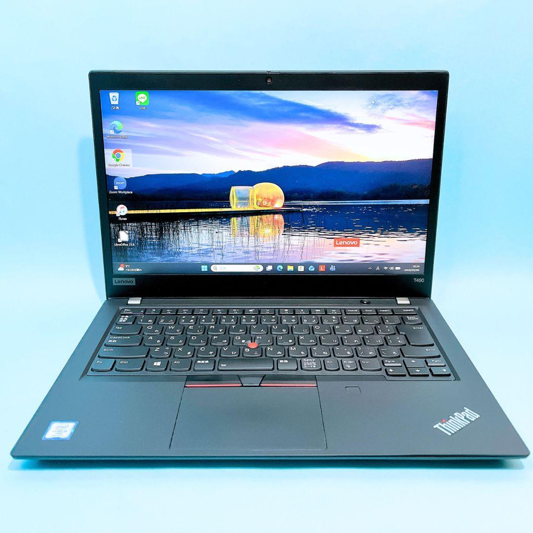 Windowsノート本体 ThinkPad T490 i5-8365U 16GB SSD256 FHD