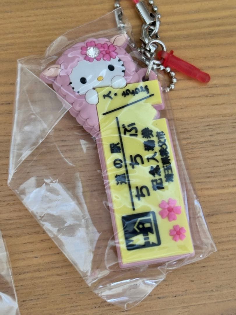 ご当地キティ　根付け　靴下　ボールペン