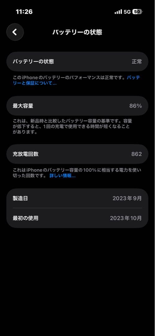 iPhone 15pro 128GB SIMフリー