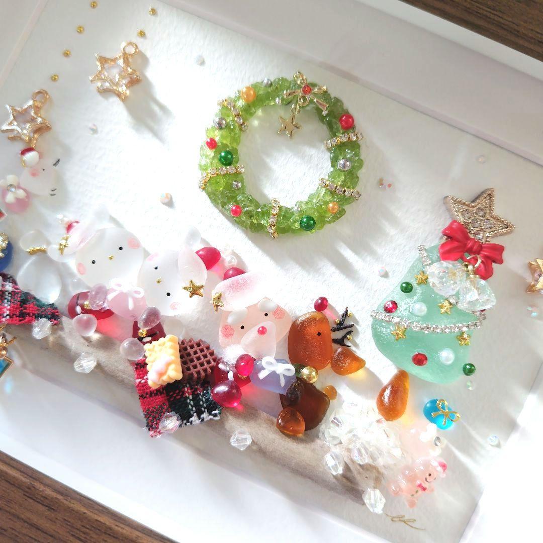 シーグラスアート『 Christmas‧⁺ ⊹˚.✩～特別な夜～』