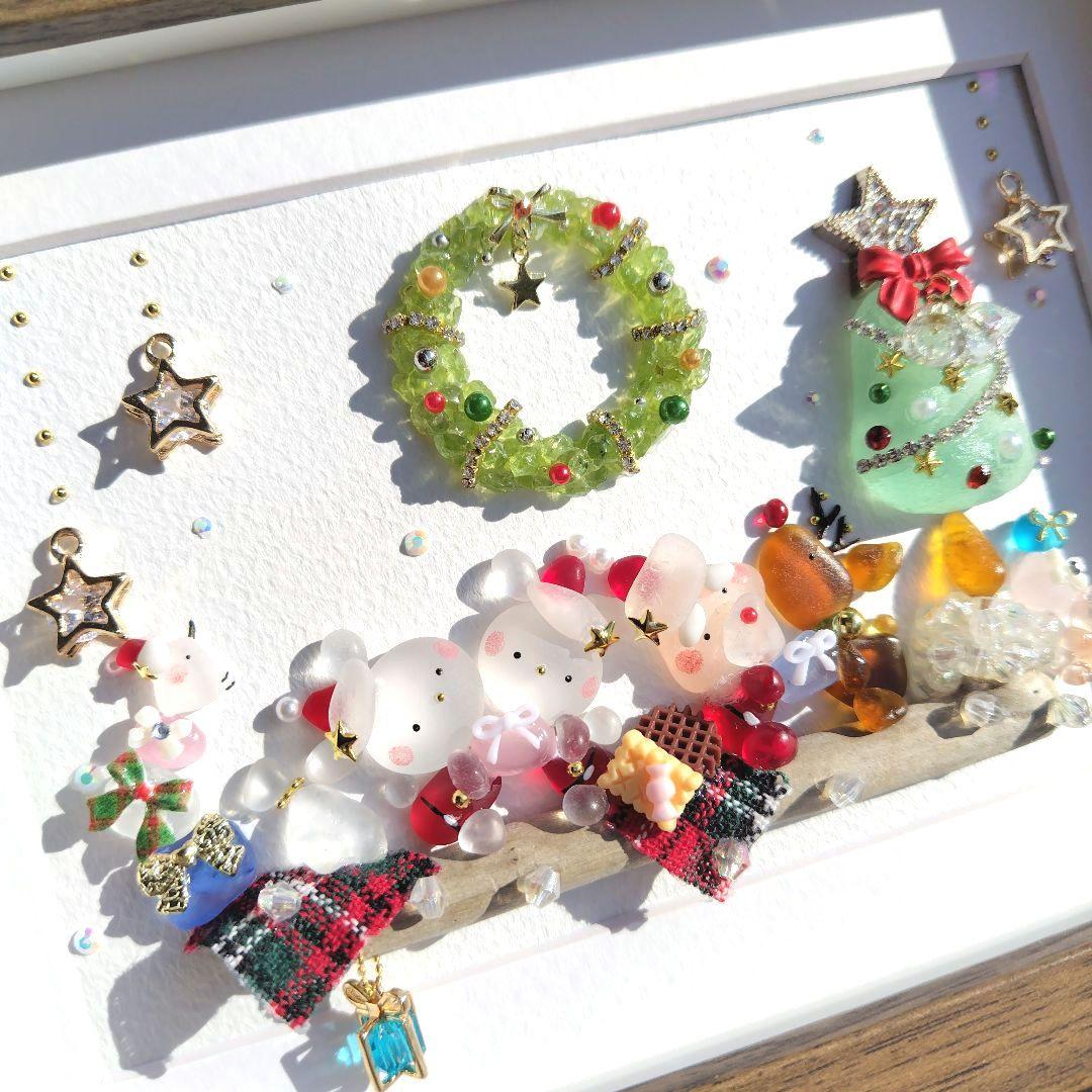 シーグラスアート『 Christmas‧⁺ ⊹˚.✩～特別な夜～』