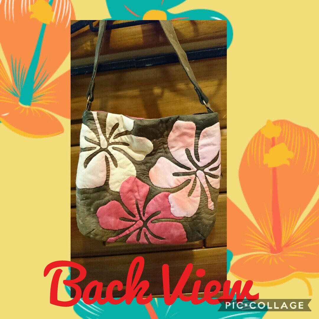 オーダー ハンドメイド ハワイアンキルト ショルダーバッグ