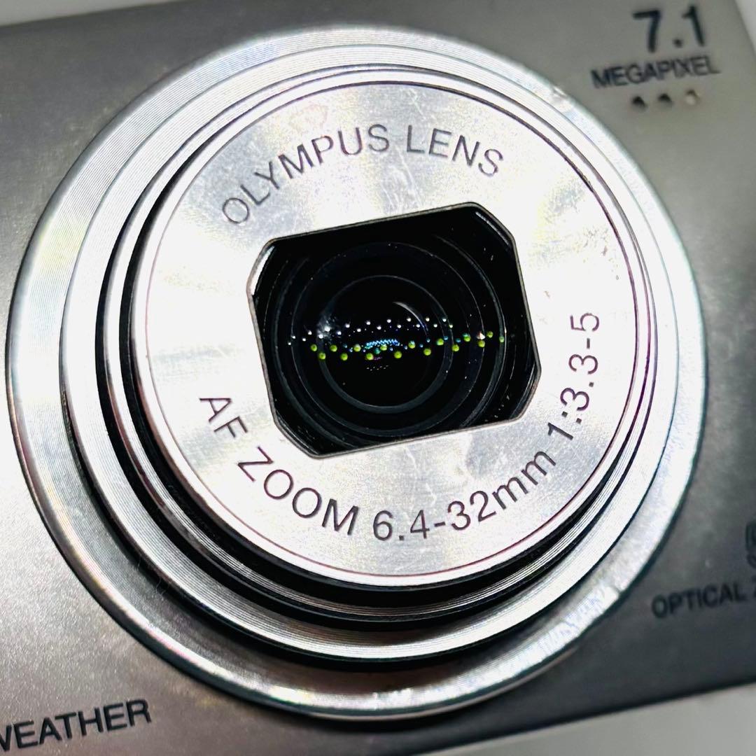OLYMPUS μ750 シルバー デジカメ コンデジ