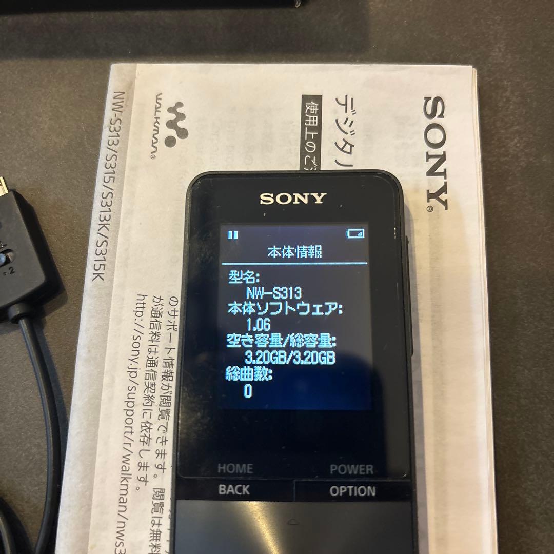 SONY NW-S313 デジタルオーディオプレーヤー 4GB