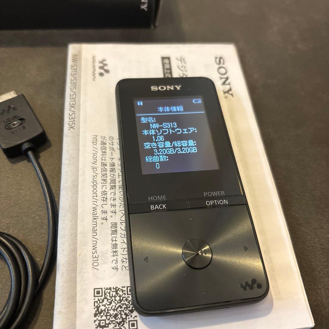 SONY NW-S313 デジタルオーディオプレーヤー 4GB