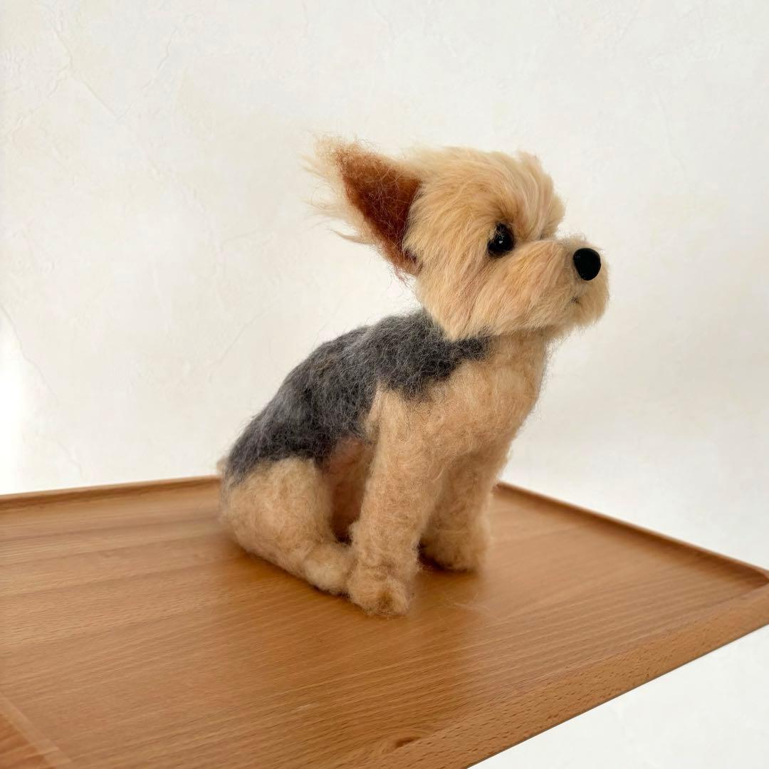 羊毛フェルト　犬　ヨークシャーテリア❣️No.9