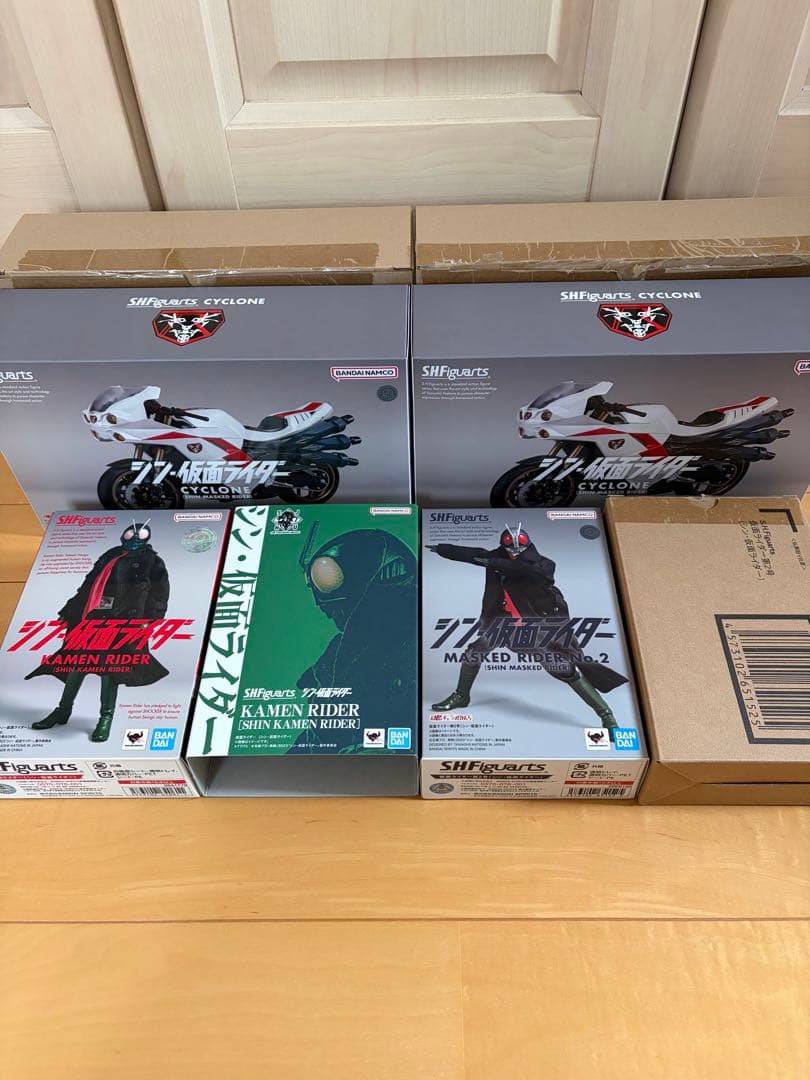 S.H.Figuarts シン仮面ライダー　サイクロン　1号2号　セット
