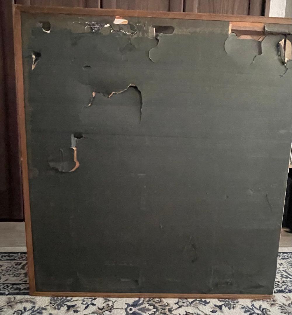 島崎藤村　千曲川 旅情のうた　屛風　衝立　アンティーク　古美術　レトロ　骨董